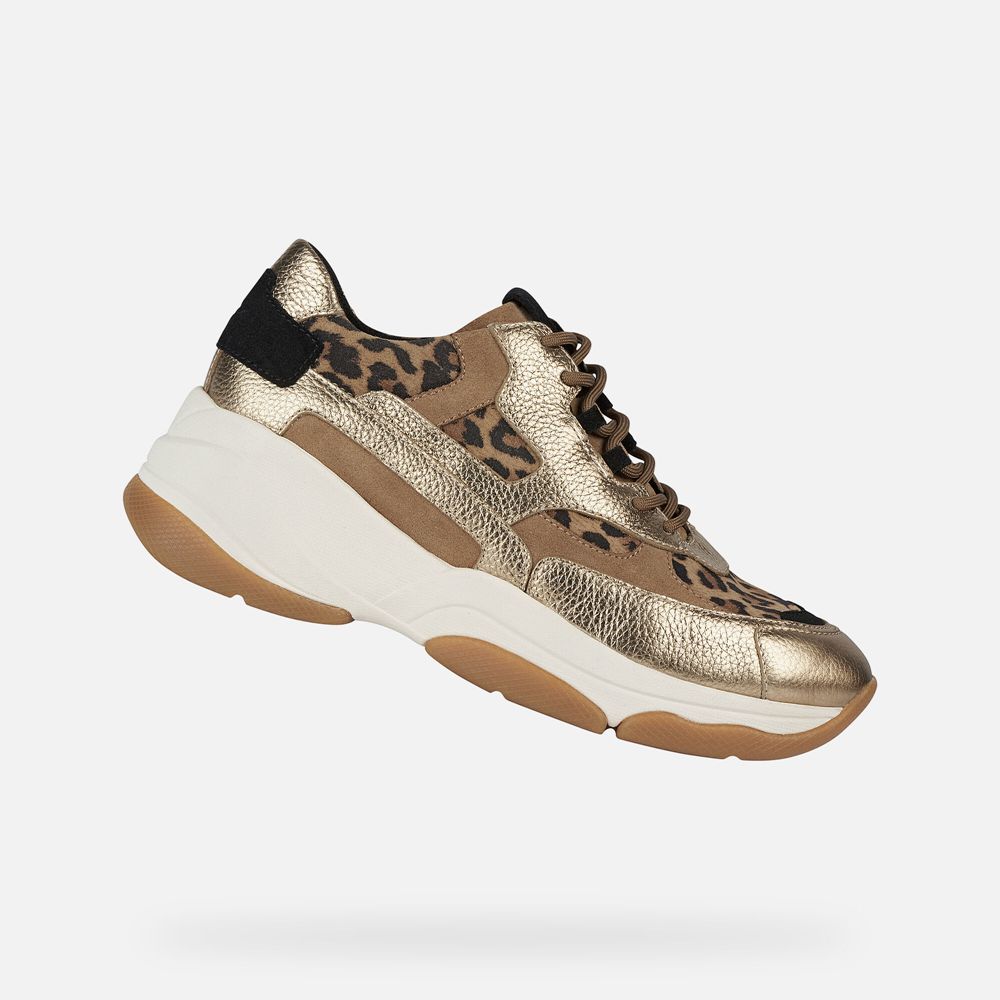 Geox Bayan Spor Ayakkabı Altın - Kirya - LZB-952346